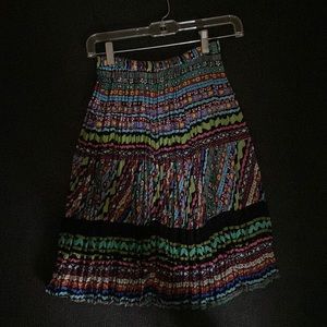 Womens multi-colored skirt
